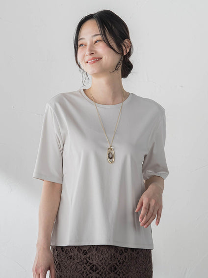 汗ジミ軽減カットソー