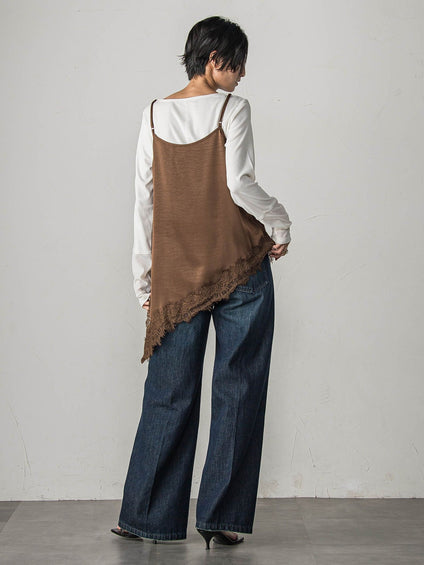 ベロアカフスロングTシャツ