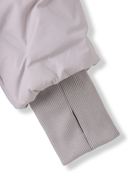 ステッチレスダウンコート