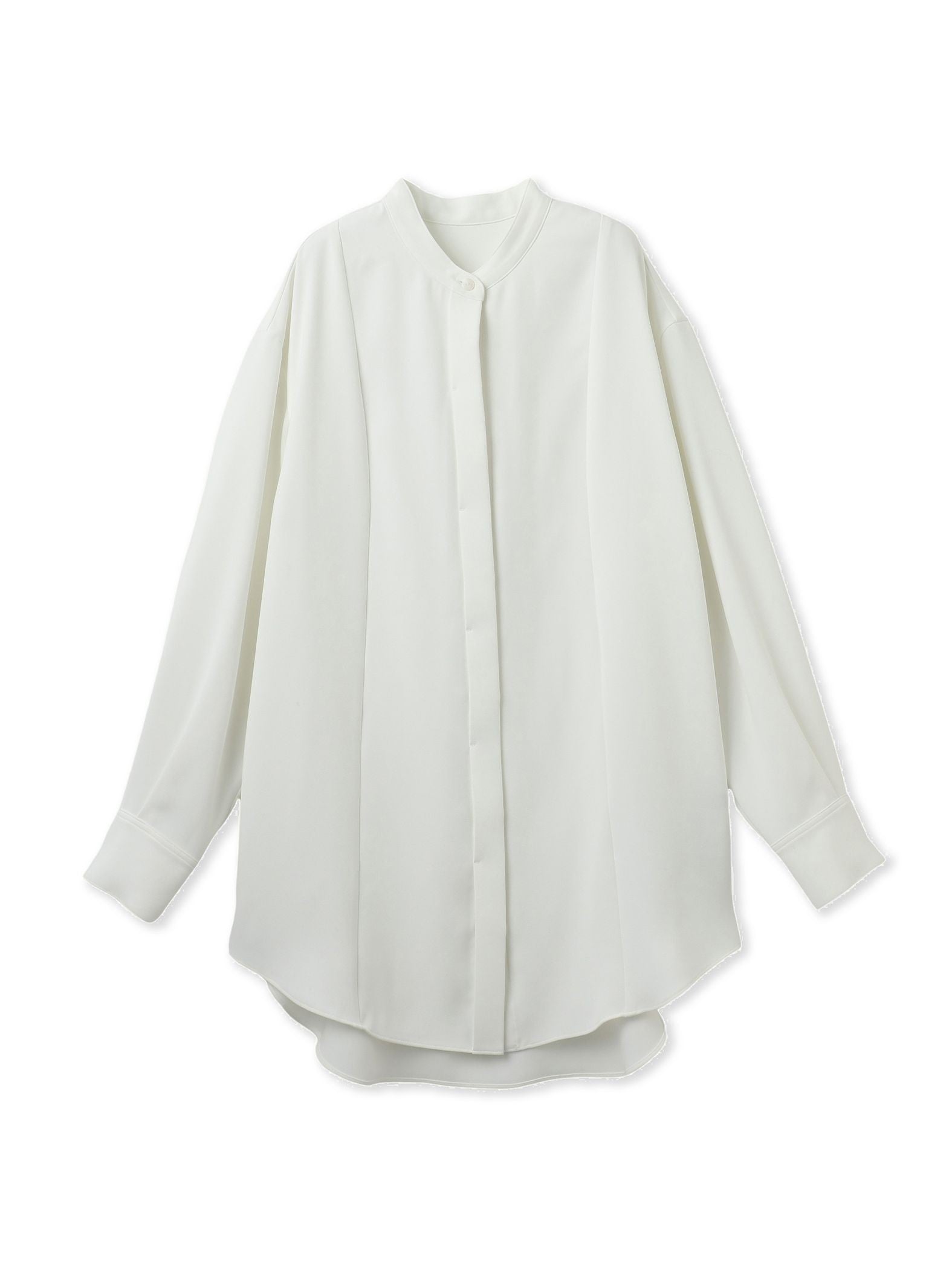 ダブルクロス2WAYロングシャツブラウス≪洗濯機で洗える/セットアップ対応≫