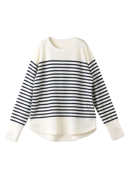 【WEB限定サイズあり】【洗えるニット】Brisbaneクルーネックプルオーバー