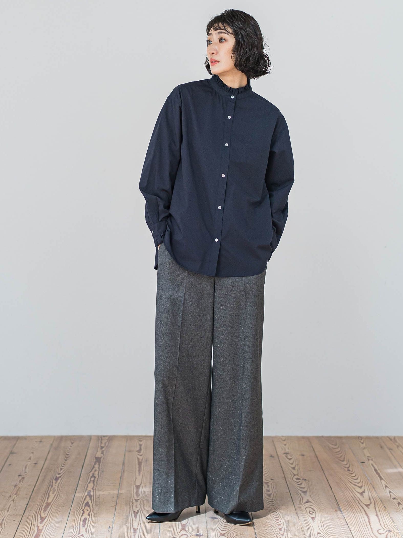 キラメキストレッチワイドパンツ≪洗濯機で洗える≫