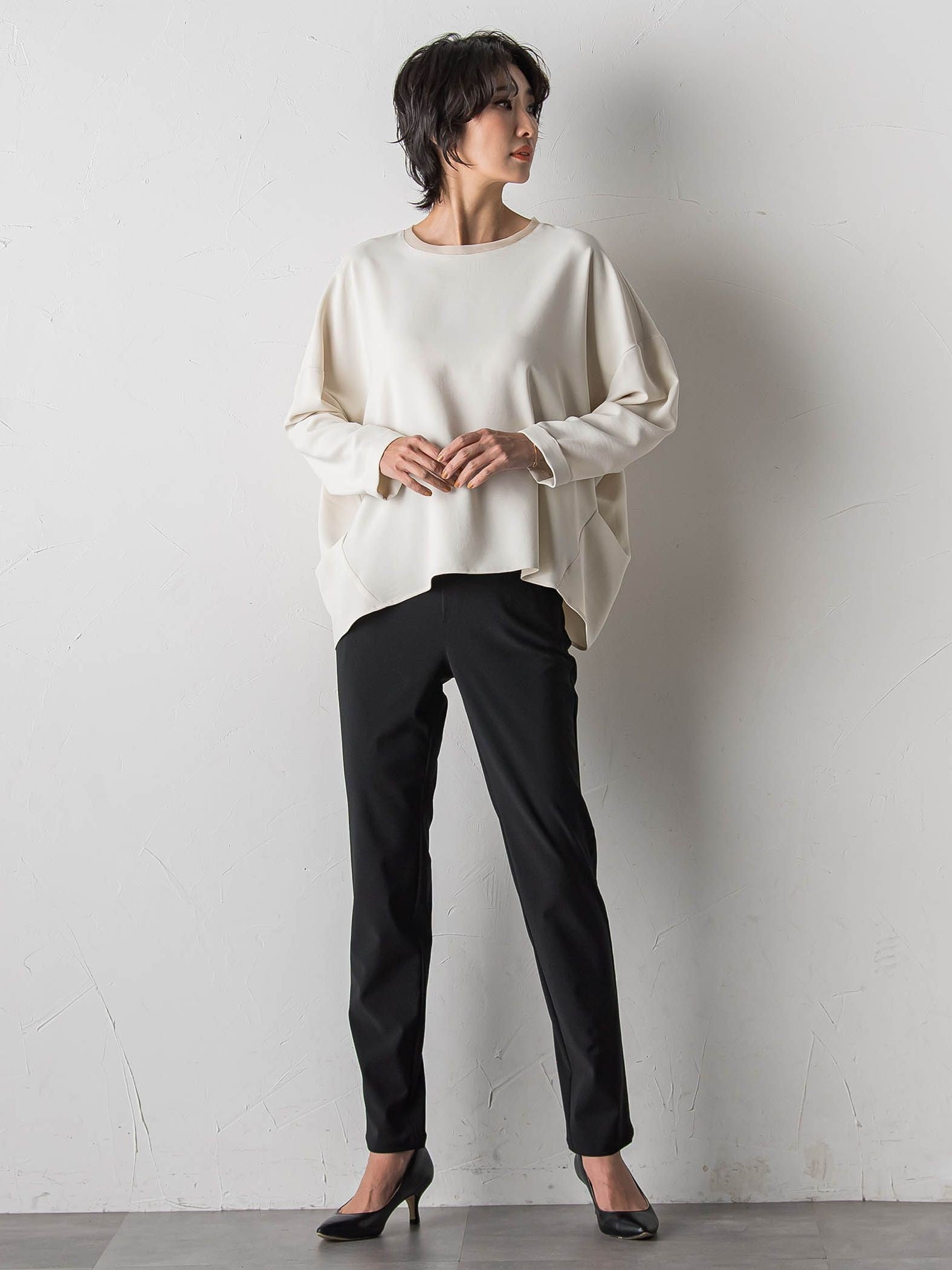 【WEB限定】撥水トリコットスキニーパンツ