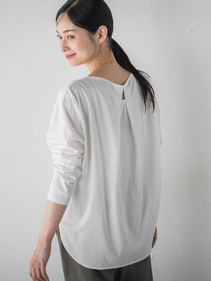 【WEB限定】≪背中美人革命≫汗染み防止バックポイントロンT