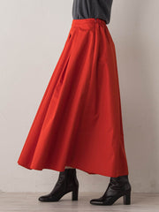 タフタタックスカート≪洗濯機で洗える≫