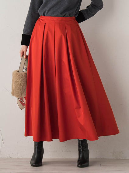 タフタタックスカート≪洗濯機で洗える≫