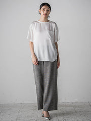 ノンウールツィードパンツ≪洗濯機で洗える/セットアップ対応≫