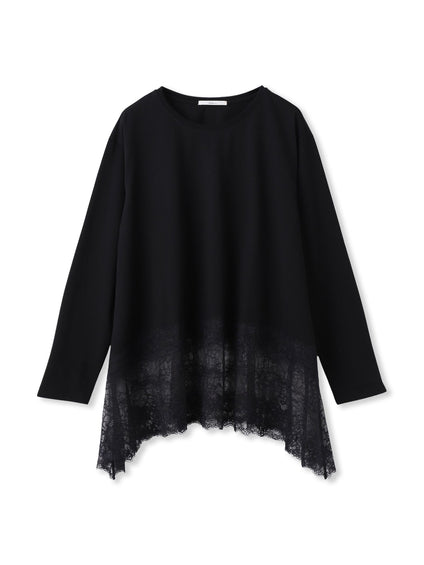 レースコンビカットソー