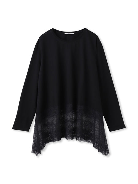 レースコンビカットソー