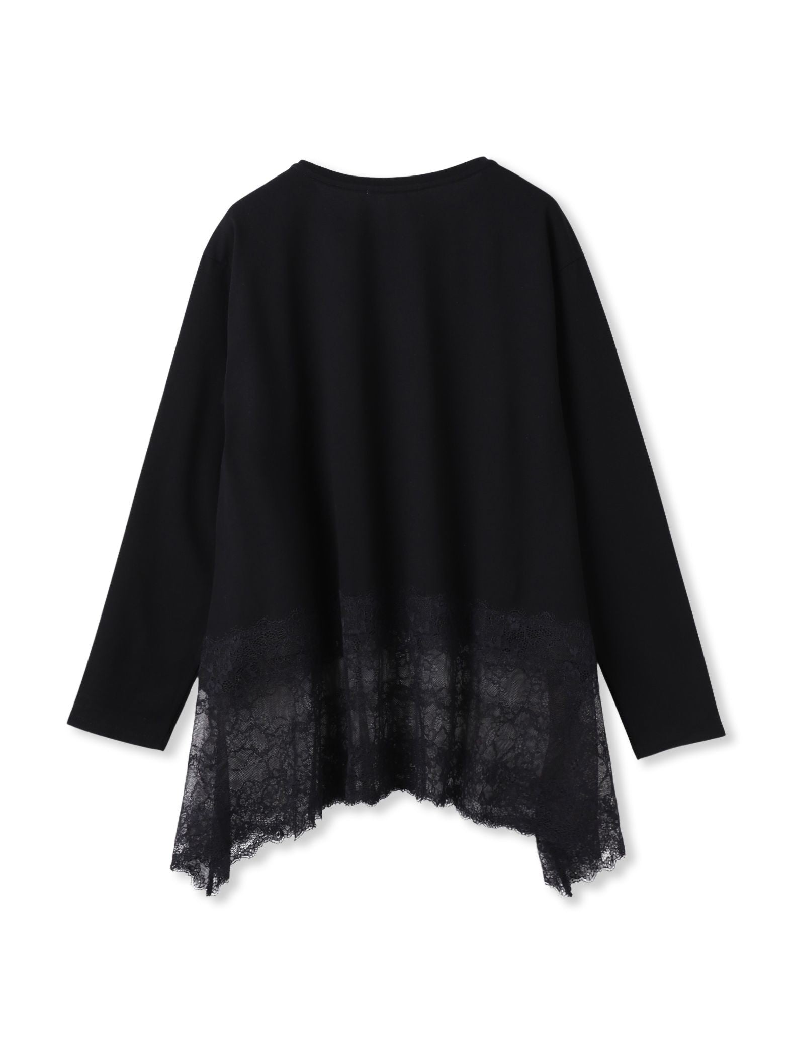 レースコンビカットソー