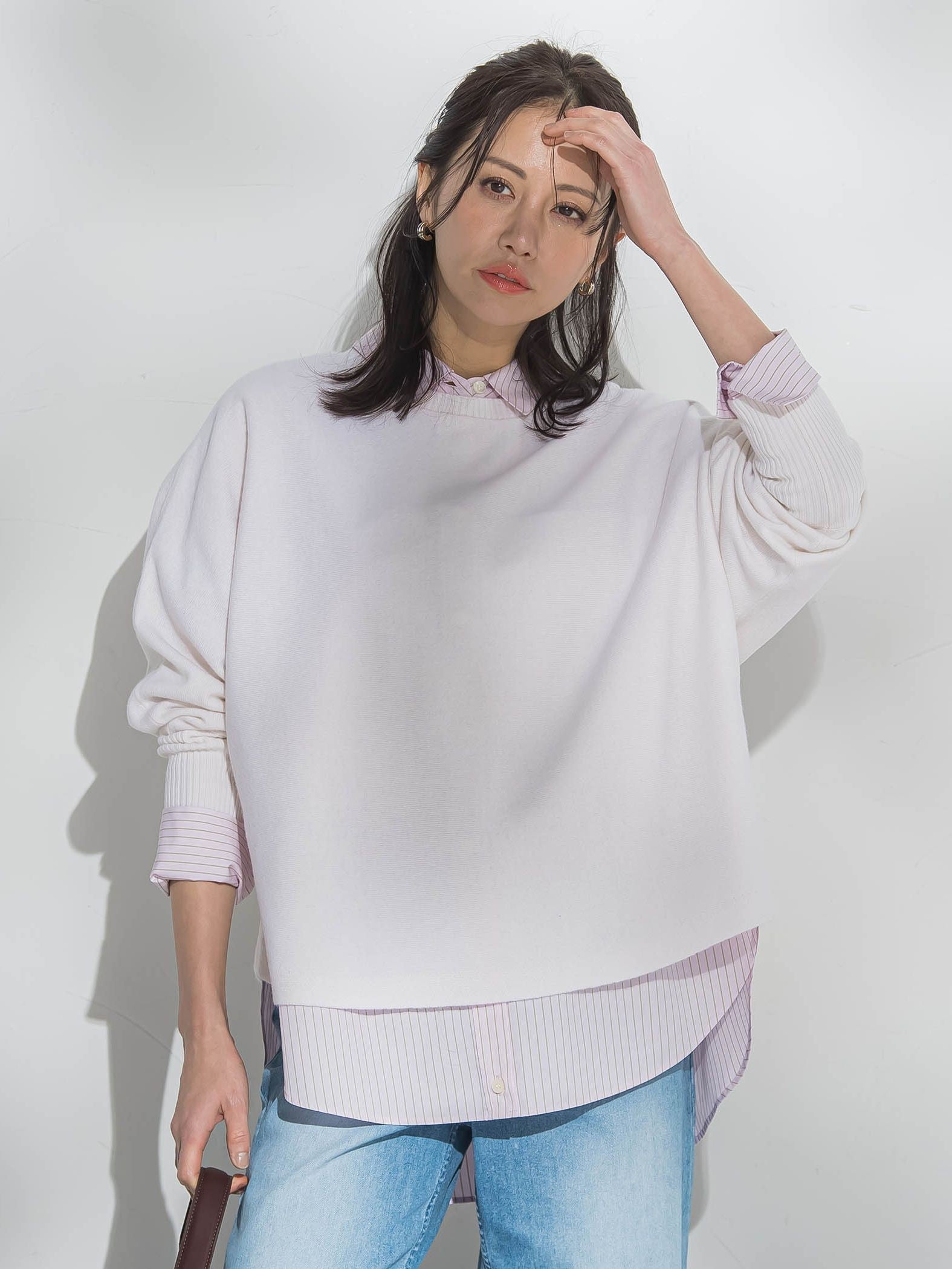 【新色追加】ファインメリノウールドルマンニット≪洗える≫