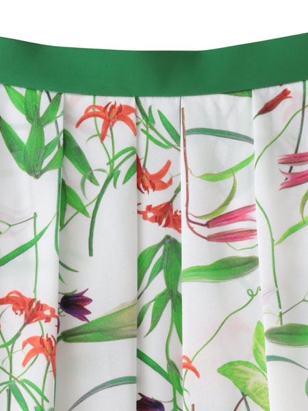 【KEITA KAWASAKI × Viaggio Bluコラボ】リリープリントスカート