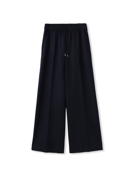 両面起毛ドロストワイドパンツ