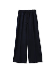 両面起毛ドロストワイドパンツ