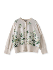 クリスマスローズカーディガン