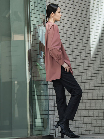 【洗濯機で洗える】異次元の温かさダウンファブリック美脚テーパードパンツ