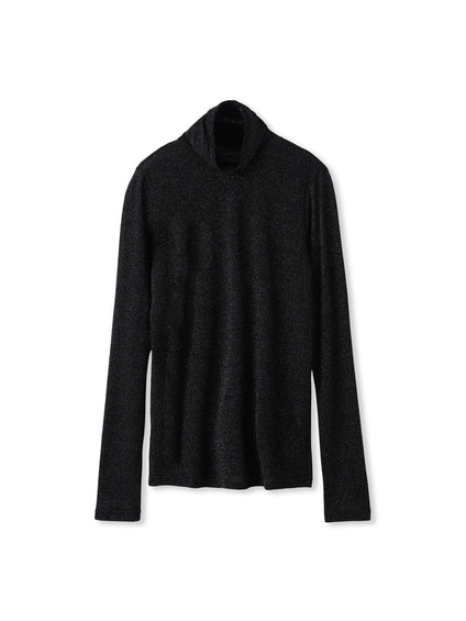 カシミヤシルクシアーラメカットソー≪手洗い可能≫