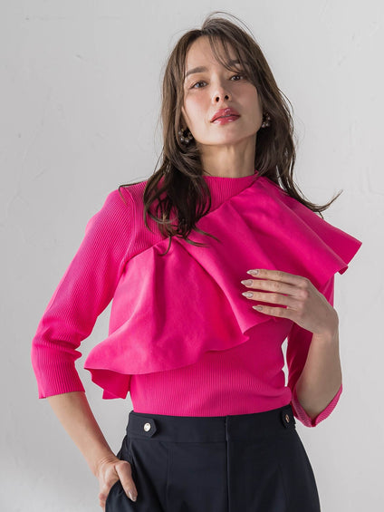 ケープ付き5wayニット