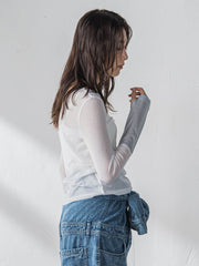 2WAYラメカフスインナー≪洗濯機で洗える≫