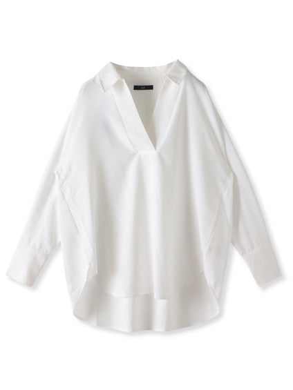 【WEB限定】”3コーデが叶う2点セット”ニット×シャツ≪手洗い可能≫