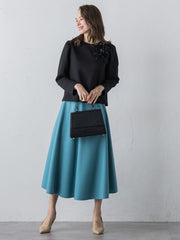 メルトンサーキュラースカート