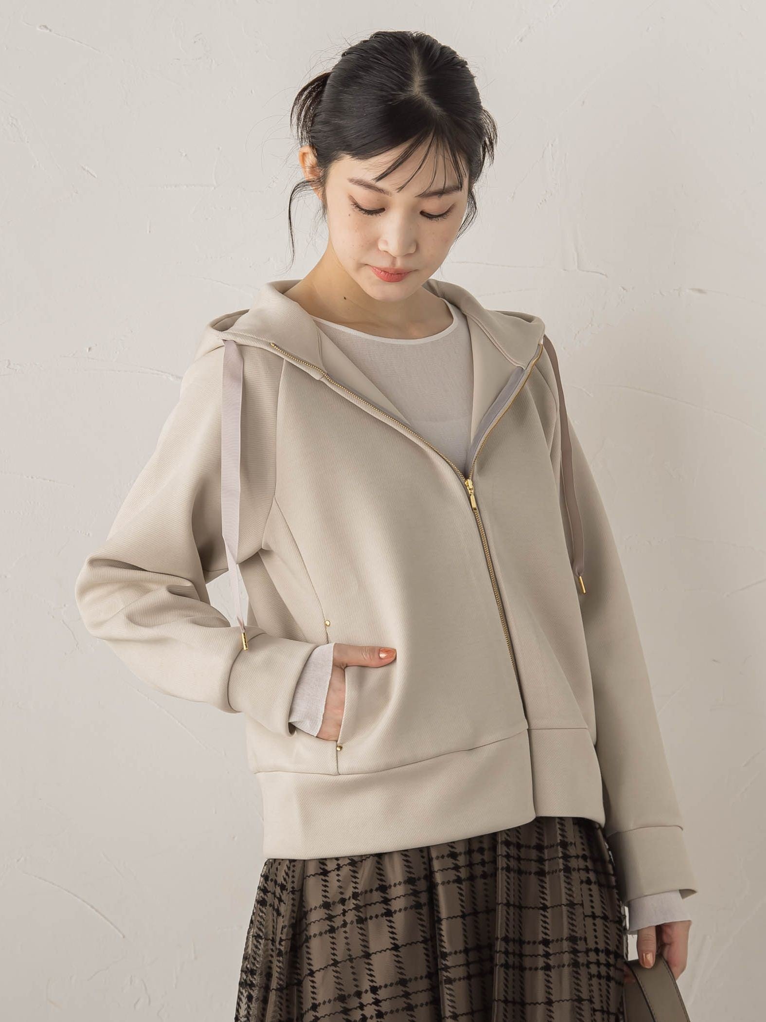 カルゼダンボールパーカー≪手洗い可能≫