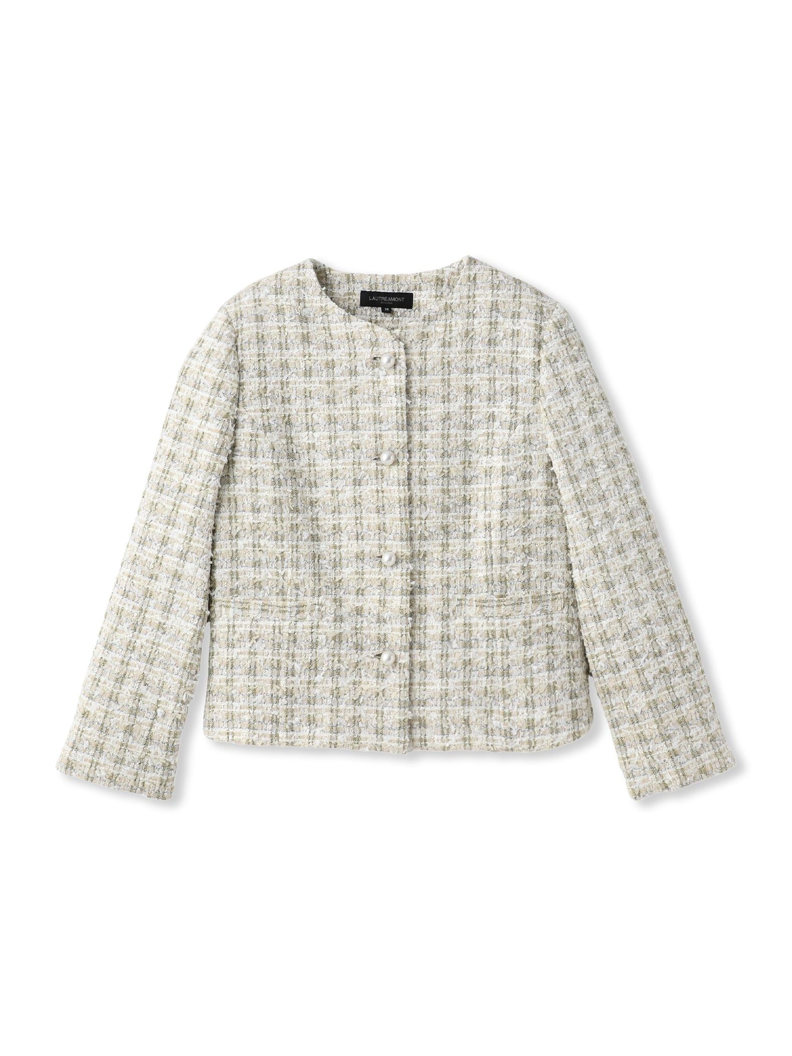 ラメファンシーツイードジャケット