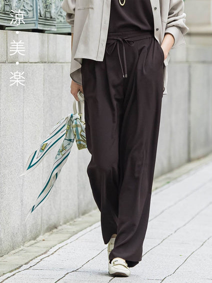 【カタログ掲載】【涼・美・楽】ワイドパンツ
