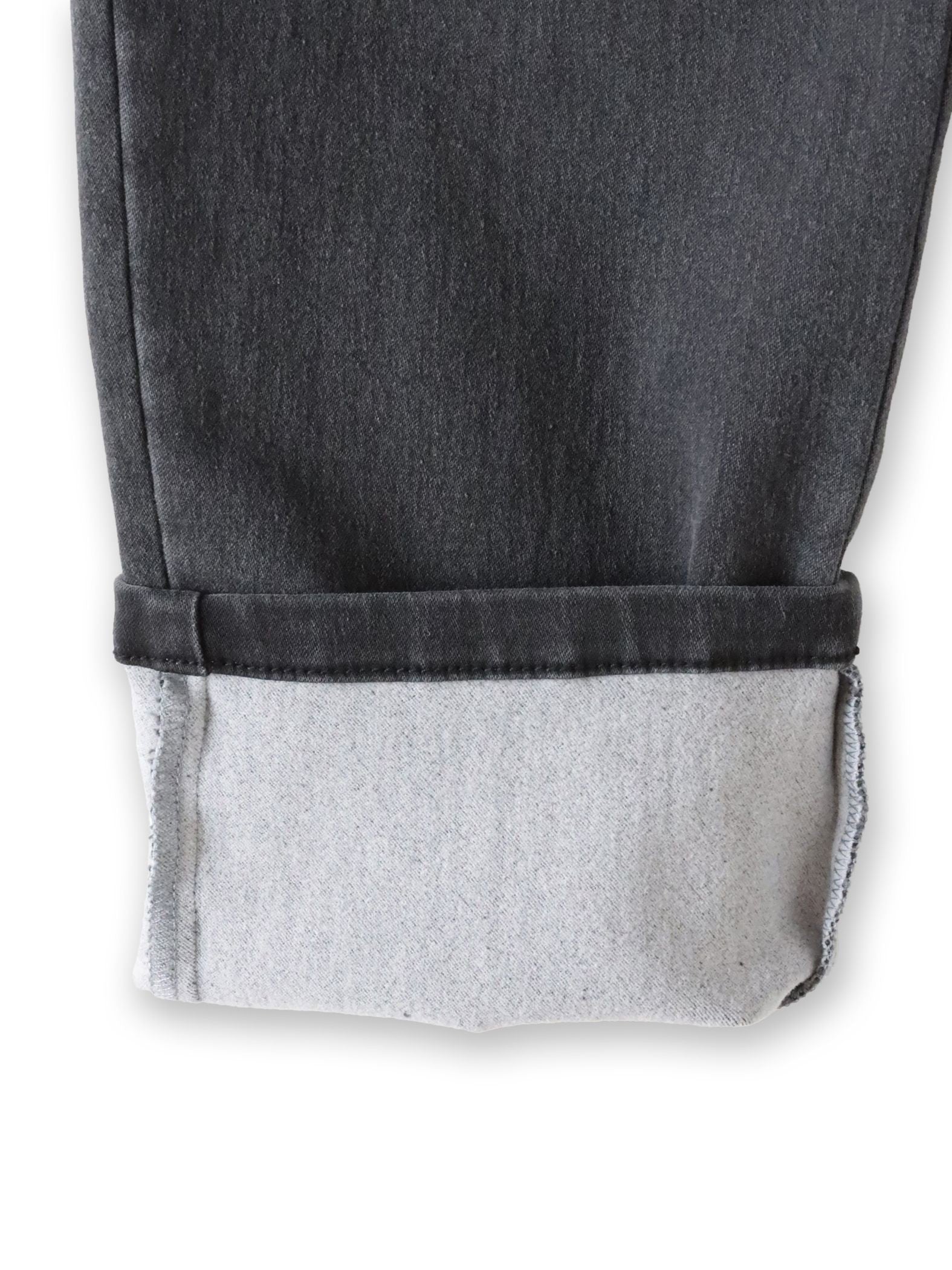 【WEB限定】”楽暖”あったか裏起毛スキニーデニム≪洗濯機で洗える≫