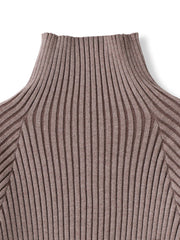 【WEB限定】プレーティングリブニットプルオーバー≪手洗い可能≫