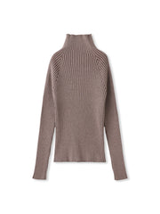 【WEB限定】プレーティングリブニットプルオーバー≪手洗い可能≫