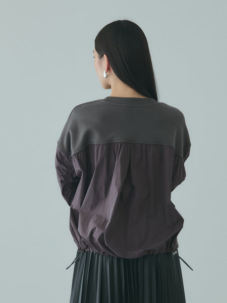 スイッチングドロストスウェットプルオーバー≪洗濯機で洗える≫