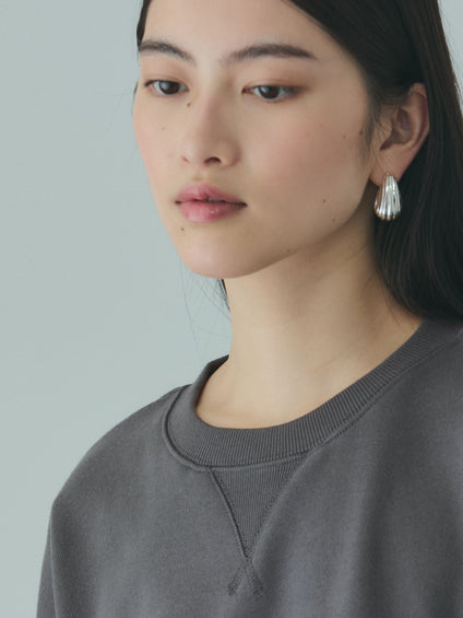 スイッチングドロストスウェットプルオーバー≪洗濯機で洗える≫