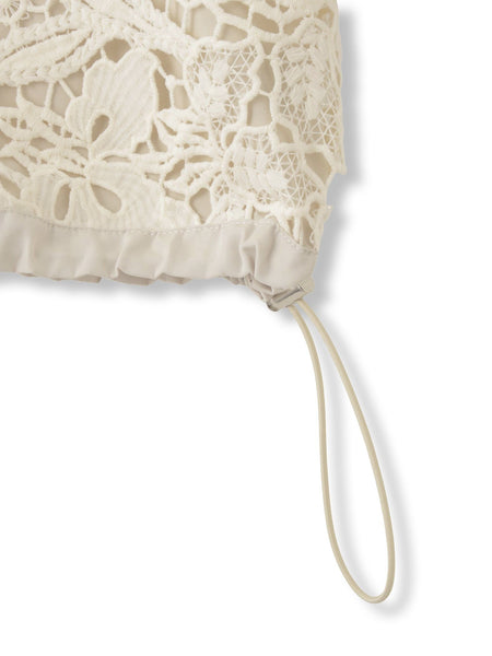 ボタニカルレースブルゾン≪手洗い可能≫