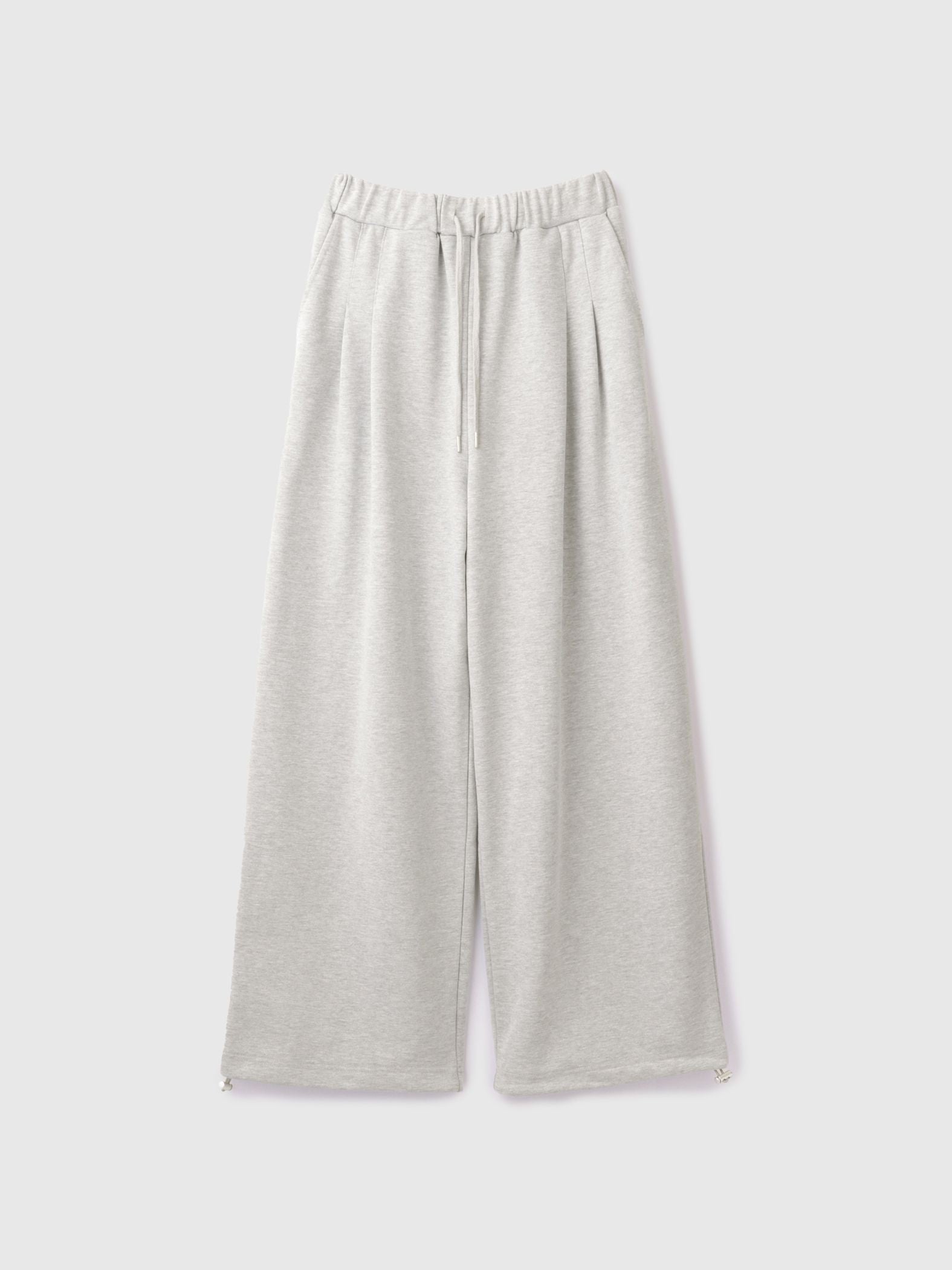 【着回し抜群】裏毛2タックパンツ