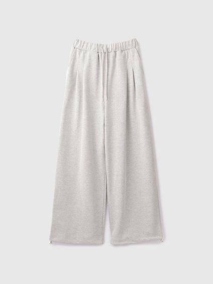 【着回し抜群】裏毛2タックパンツ