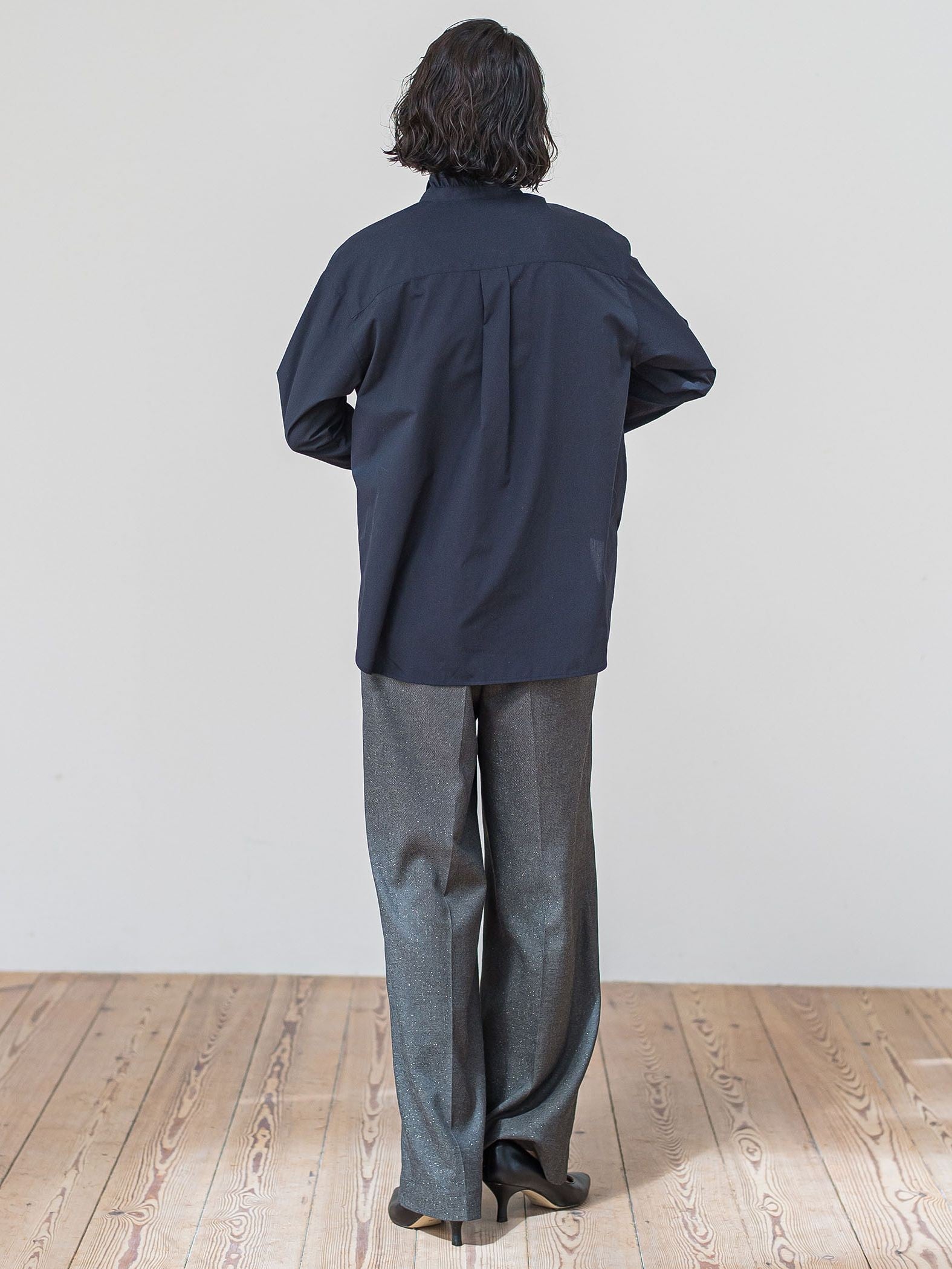 キラメキストレッチワイドパンツ≪洗濯機で洗える≫