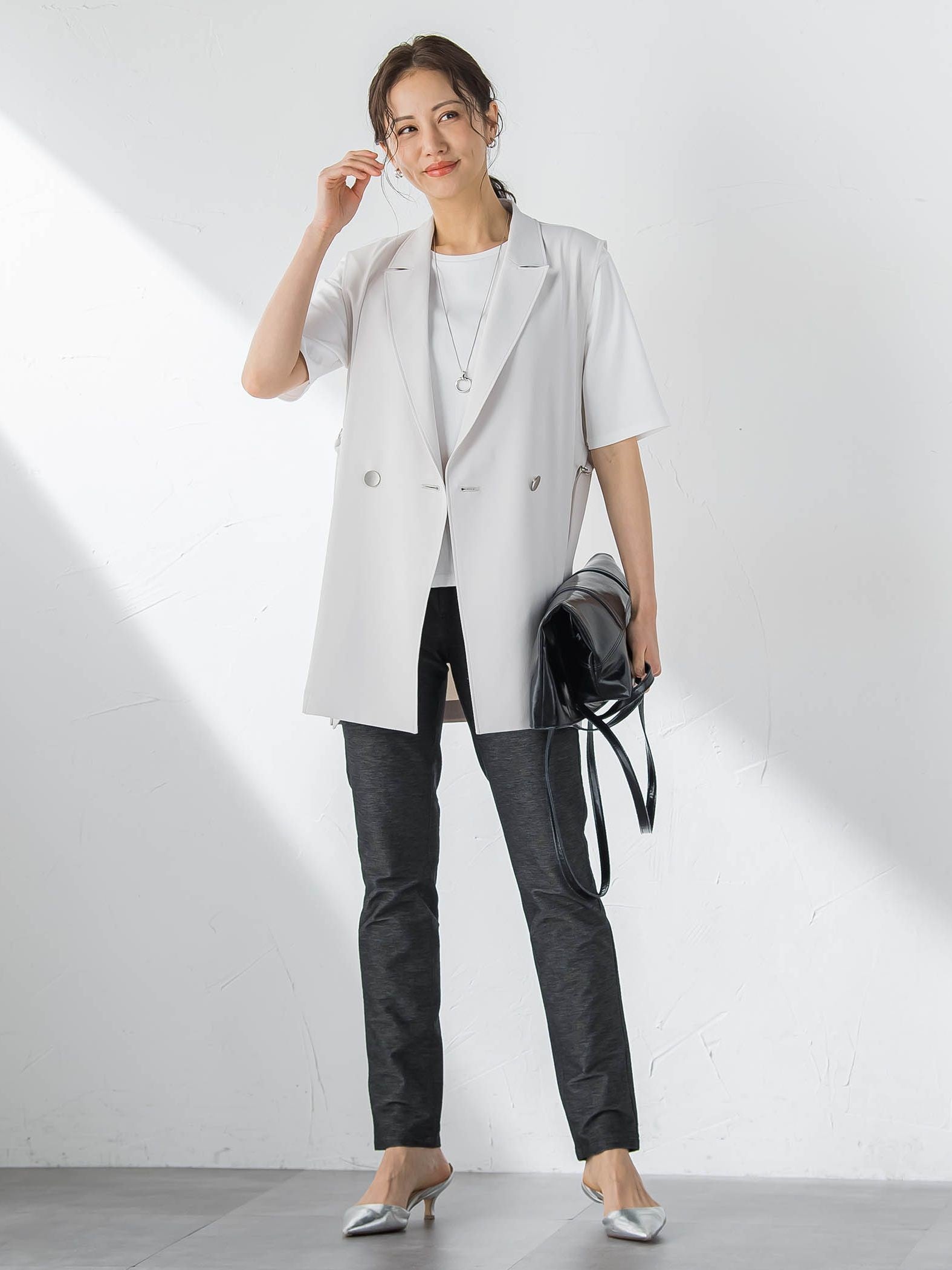 【カタログ掲載】【涼・美・楽】サイドベルトジレ