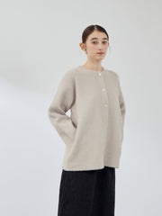 フェレットタッチWフェイスニットジャケット≪手洗い可能≫