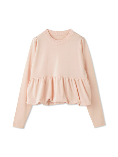 バルーンヘムニットプルオーバー