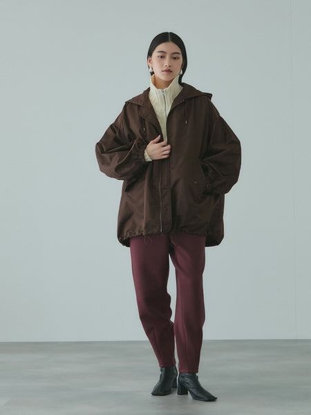 ボアライナー付きナイロンフーディブルゾン≪洗濯機で洗える≫