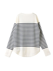 【WEB限定サイズあり】【洗えるニット】Brisbaneクルーネックプルオーバー