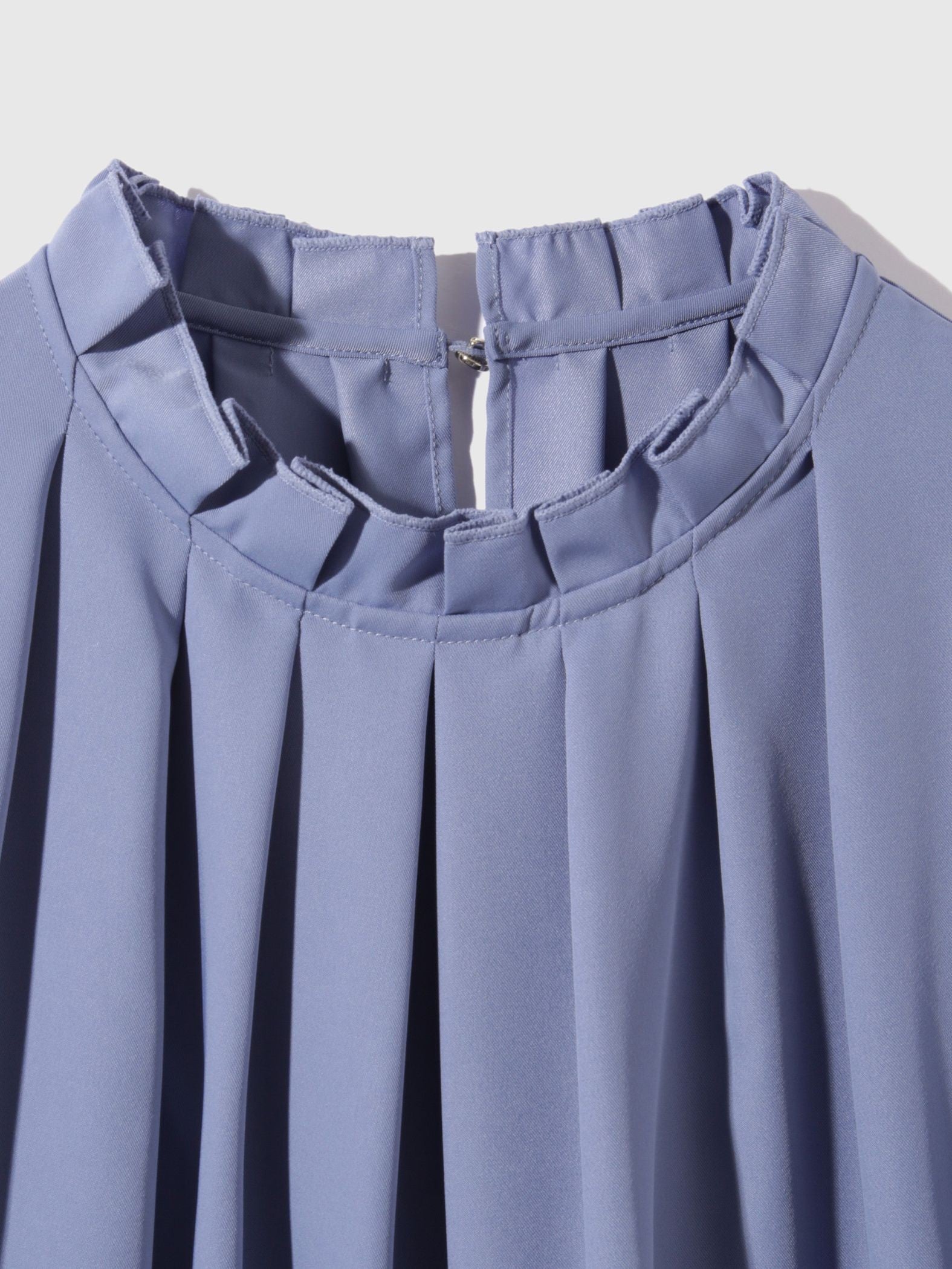 エステールギャバジンハイネックブラウス≪手洗い可能≫