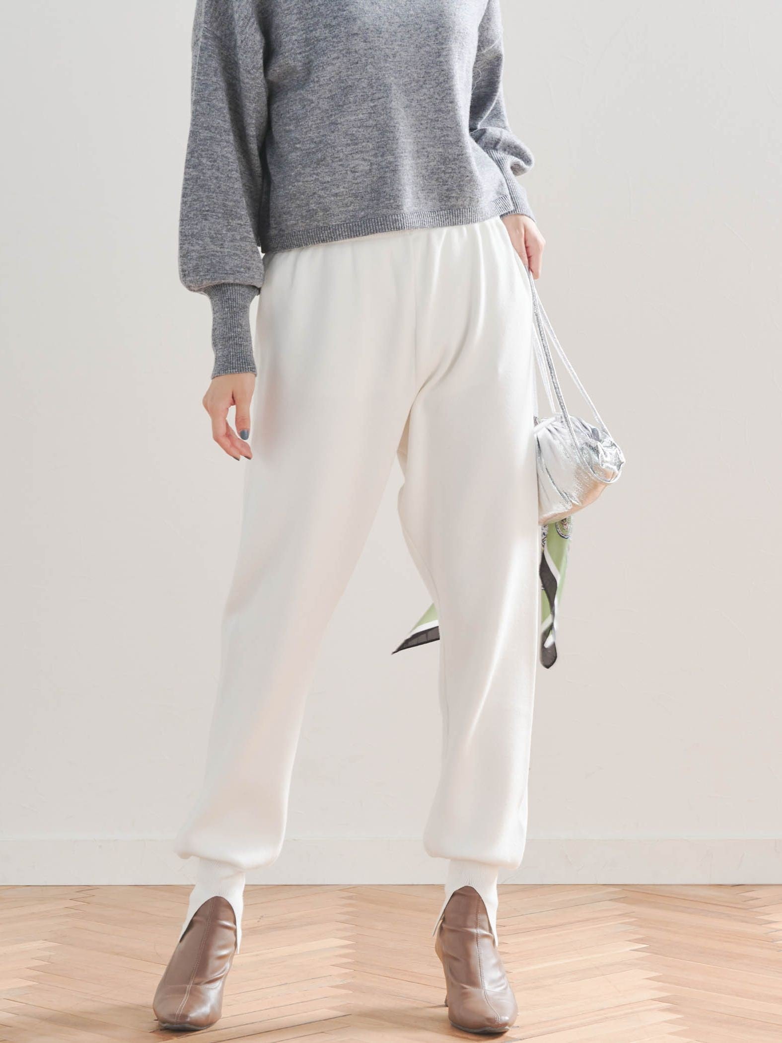 ニットジョガーパンツ≪手洗い可能≫