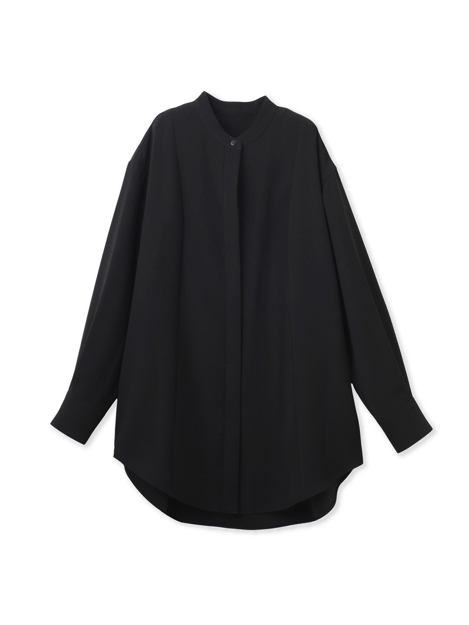 ダブルクロス2WAYロングシャツブラウス≪洗濯機で洗える/セットアップ対応≫