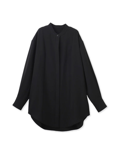 ダブルクロス2WAYロングシャツブラウス≪洗濯機で洗える/セットアップ対応≫