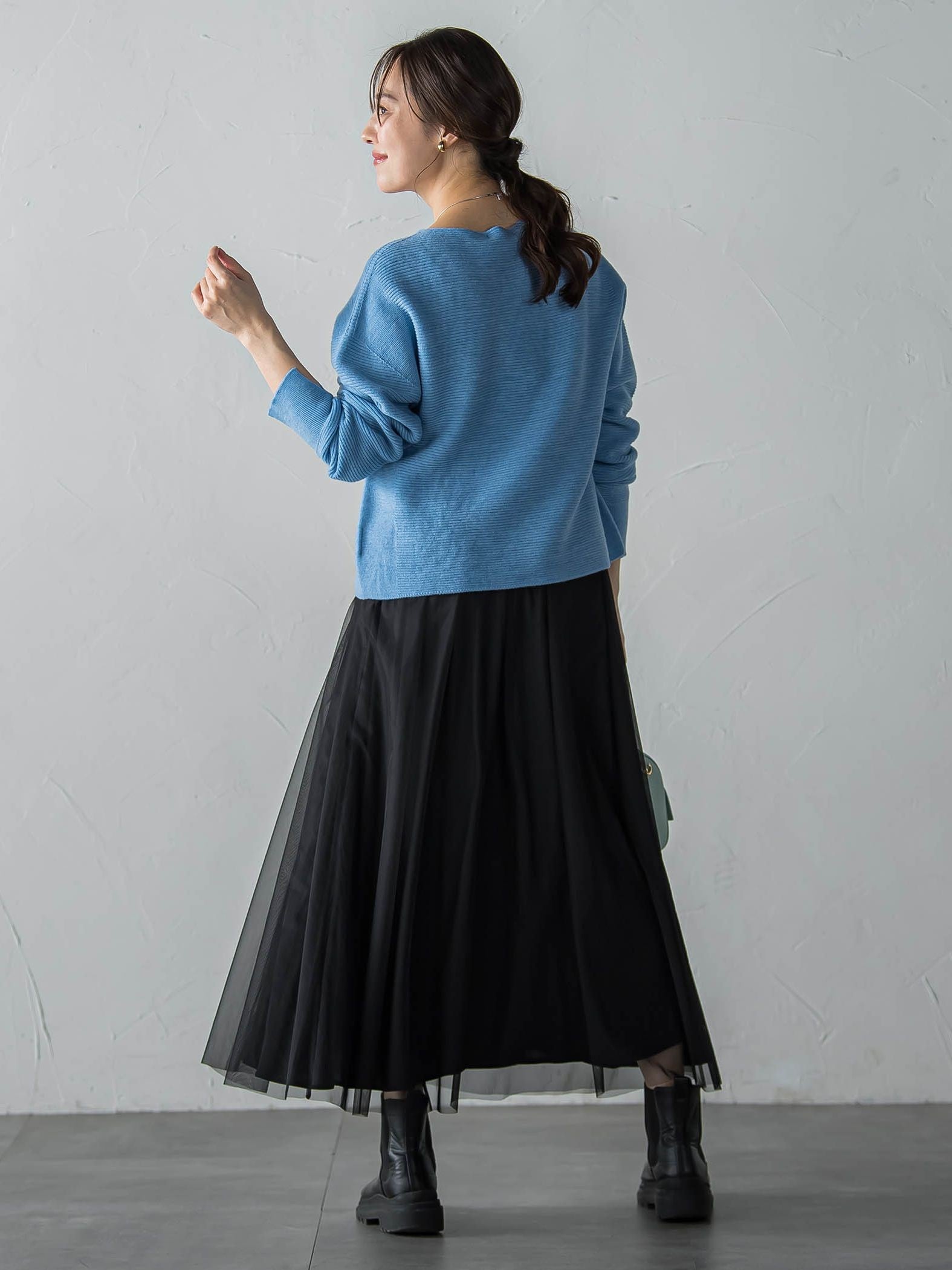 ホールガーメントガーターニット≪WEB限定11号/洗える≫