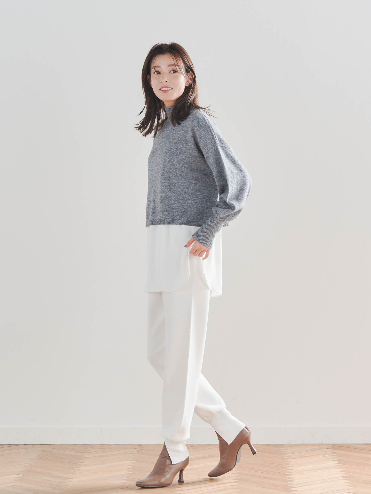 ニットジョガーパンツ≪手洗い可能≫