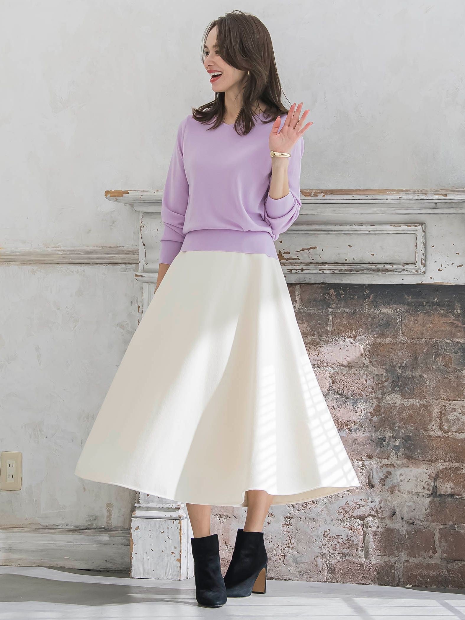 BRISBANE前後2WAYニット≪手洗い可能≫