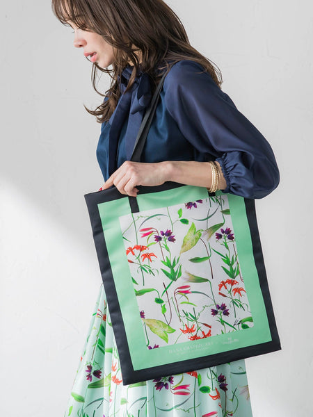 【KEITA KAWASAKI × Viaggio Bluコラボ】プリントトートバッグ